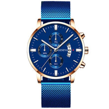 Load image into Gallery viewer, Geneva Men's Standout Luxury Calendar Watch