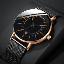 Load image into Gallery viewer, Geneva Men's Ultra Thin Minimalist Watch