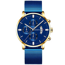 Load image into Gallery viewer, Geneva Men's Standout Luxury Calendar Watch