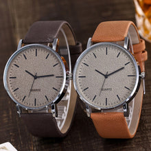 Load image into Gallery viewer, Geneva Men's Retro Leather Strap Quartz Watch