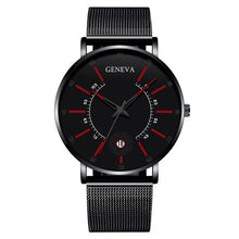 Load image into Gallery viewer, Geneva Men's Ultra Thin Minimalist Watch