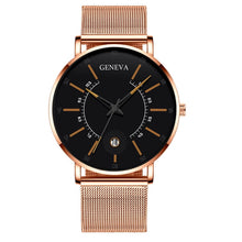 Load image into Gallery viewer, Geneva Men's Ultra Thin Minimalist Watch