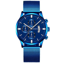 Load image into Gallery viewer, Geneva Men's Standout Luxury Calendar Watch
