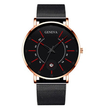 Load image into Gallery viewer, Geneva Men's Ultra Thin Minimalist Watch