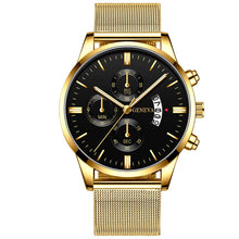 Load image into Gallery viewer, Geneva Men's Standout Luxury Calendar Watch