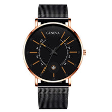 Load image into Gallery viewer, Geneva Men's Ultra Thin Minimalist Watch