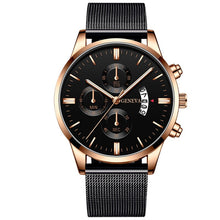 Load image into Gallery viewer, Geneva Men&#39;s Standout Luxury Calendar Watch
