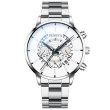 Load image into Gallery viewer, Geneva Men&#39;s Luxury Calendar Watch
