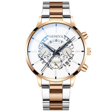 Load image into Gallery viewer, Geneva Men&#39;s Luxury Calendar Watch
