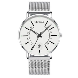 Geneva Men's Ultra Thin Minimalist Watch