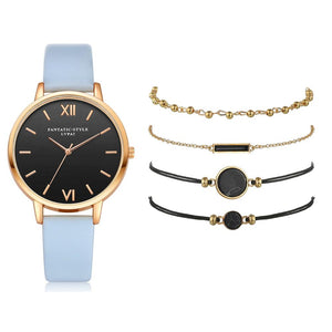 Women's Luxury Watch & Bracelet Set