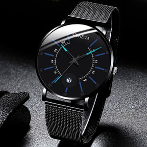 Geneva Men's Ultra Thin Minimalist Watch