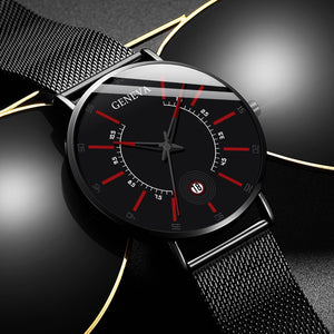 Geneva Men's Ultra Thin Minimalist Watch