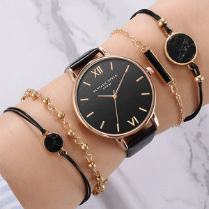 Women's Luxury Watch & Bracelet Set