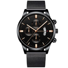 Load image into Gallery viewer, Geneva Men&#39;s Standout Luxury Calendar Watch
