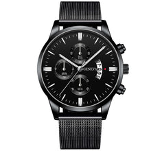 Load image into Gallery viewer, Geneva Men&#39;s Standout Luxury Calendar Watch
