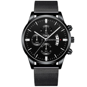 Geneva Men's Standout Luxury Calendar Watch