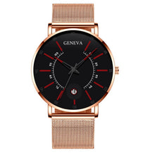 Load image into Gallery viewer, Geneva Men&#39;s Ultra Thin Minimalist Watch
