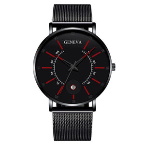 Geneva Men's Ultra Thin Minimalist Watch