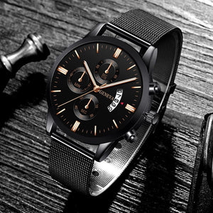 Geneva Men's Standout Luxury Calendar Watch