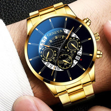 Load image into Gallery viewer, Geneva Men&#39;s Luxury Calendar Watch
