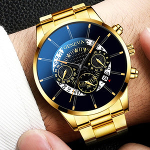 Geneva Men's Luxury Calendar Watch