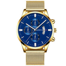 Load image into Gallery viewer, Geneva Men&#39;s Standout Luxury Calendar Watch
