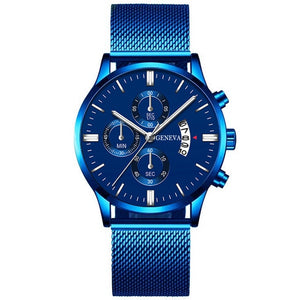 Geneva Men's Standout Luxury Calendar Watch