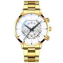 Load image into Gallery viewer, Geneva Men&#39;s Luxury Calendar Watch
