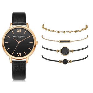 Women's Luxury Watch & Bracelet Set