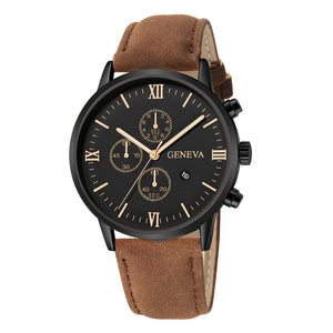 Geneva Men's Luxury Quartz Sport Watch